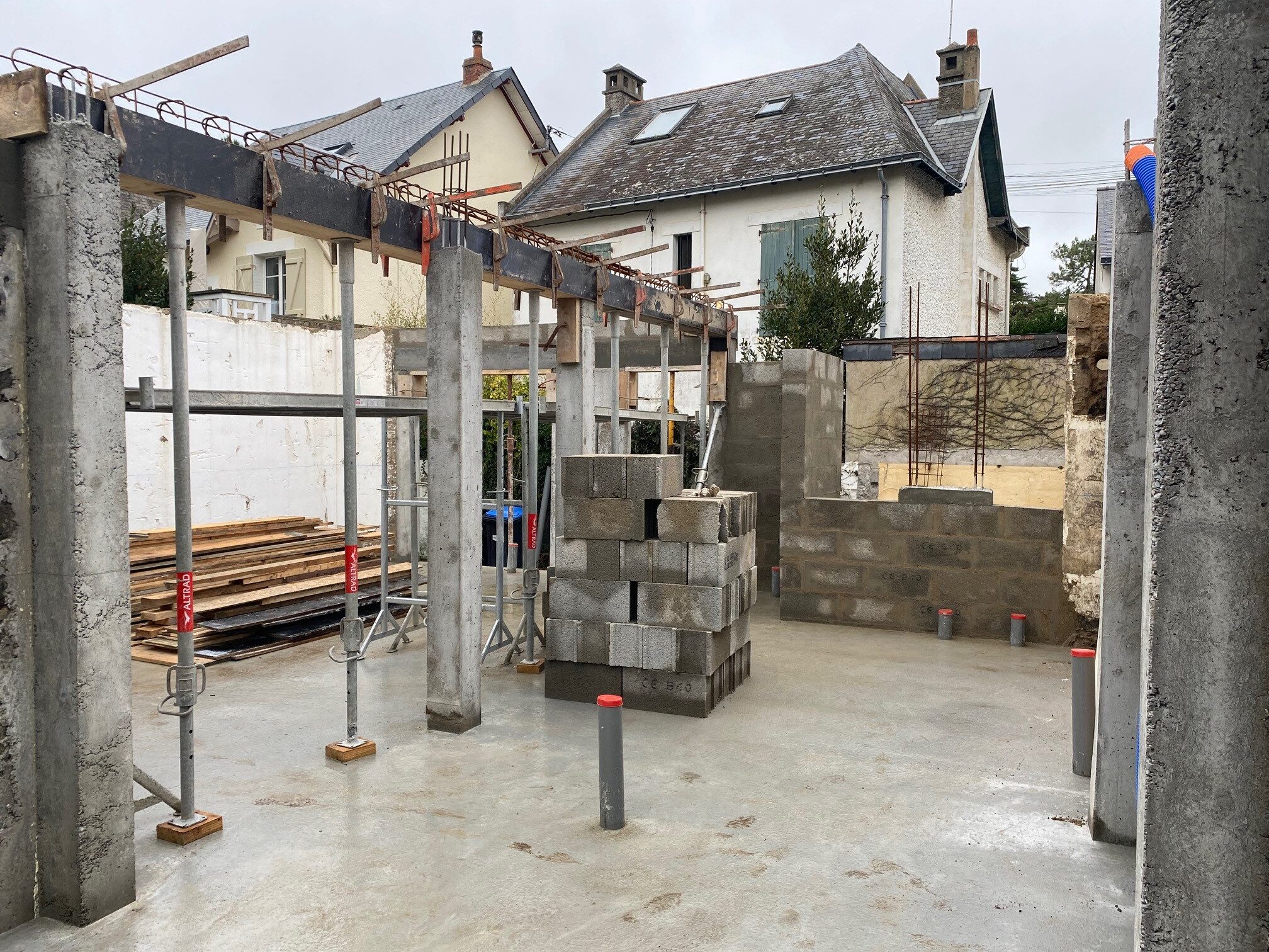 Rénovation et restructuration d'une villa à PORNICHET