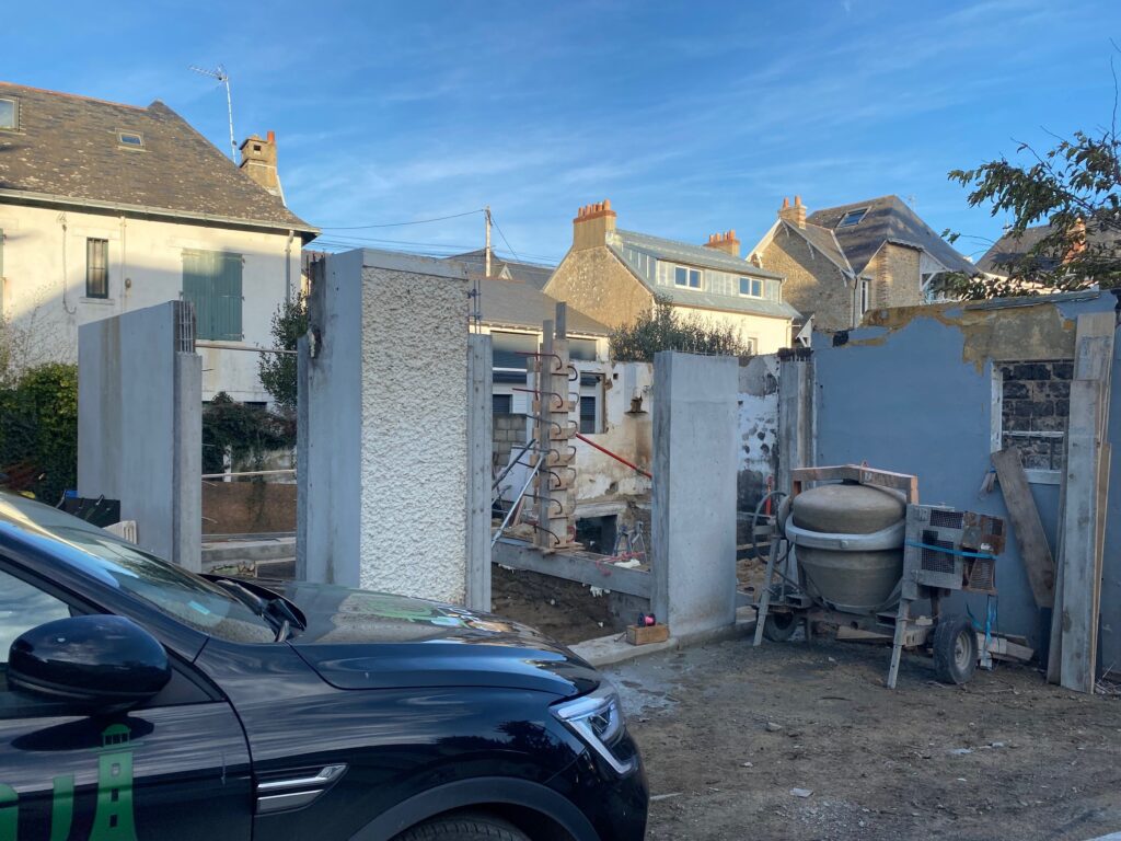 Rénovation, restructuration, démolition et curage d'une villa à PORNICHET
